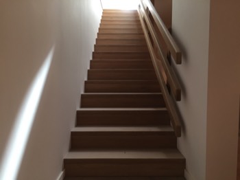  Oak wooden stairs  
