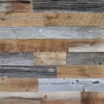 patchwork barn wood, old wood, recycled wood, reclaimed vintage