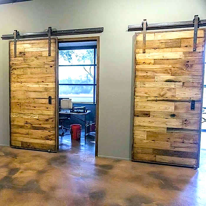  Barn wood door 