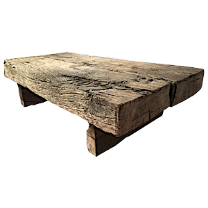 recycled beams table, old beams table, old wood table, old timber table